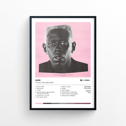 Tyler, The Creator - Igor Poster Print | Framed Options | Album Cover Artwork