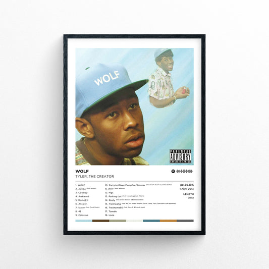 Tyler, The Creator - Wolf Alternative Cover Poster Print | Framed Options | Album Cover Artwork