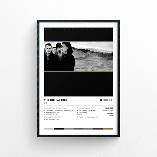 U2 - the Joshua Tree Poster Print | Framed Options | Album Cover Artwork