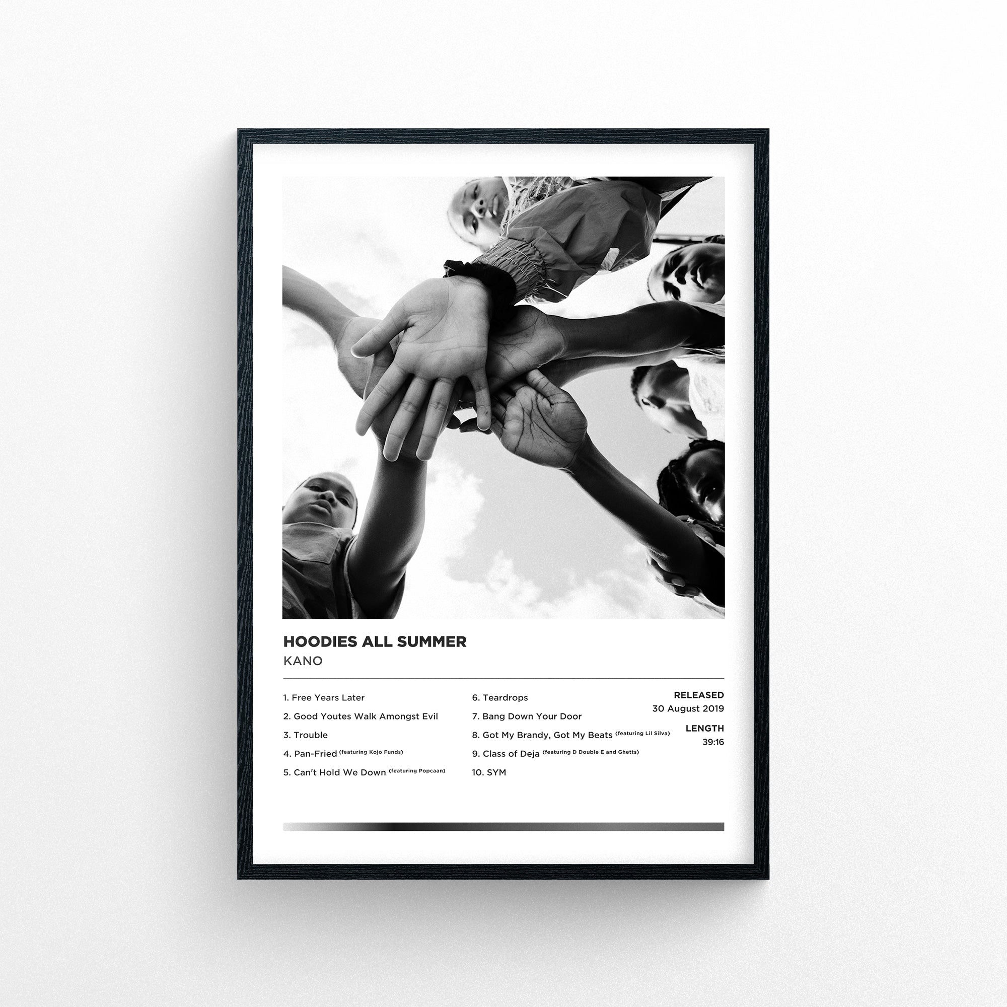 Kano - Hoodies All Summer Poster Print - Framed Options Available | Po